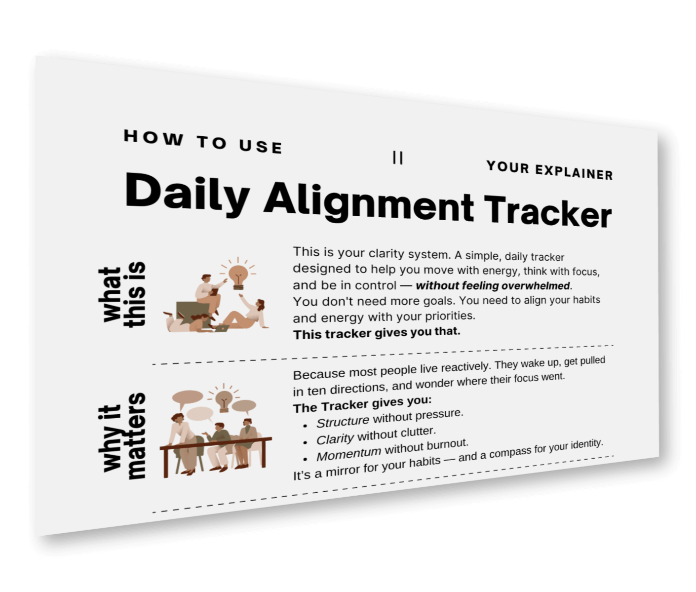 Daily Alignment Tracker How-To-Use Explainer